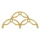 Cymbal ™ DQ metal ending Sitanos III for 8/0 beads - Gold